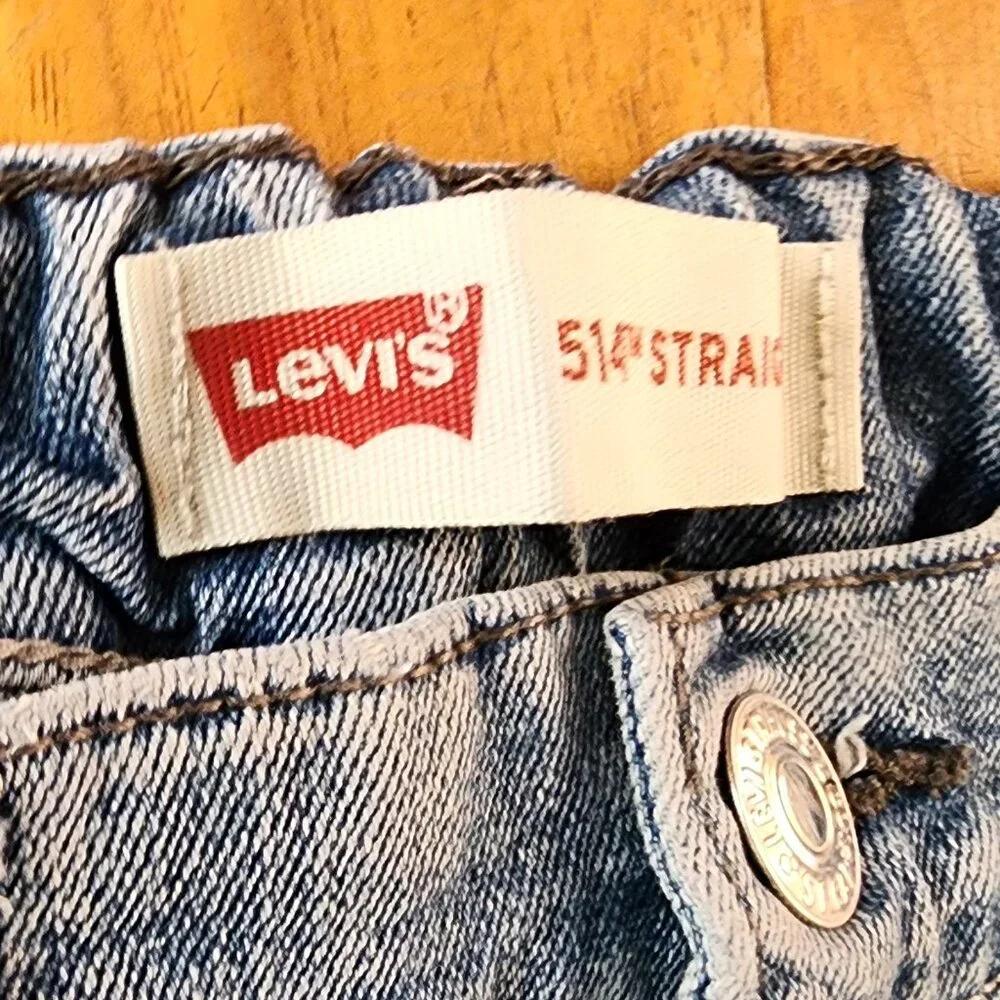 Levi's Boys Light Wash 514 Straight Jeans Size 12 Regular